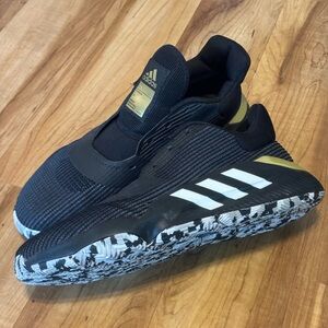 Adidas Pro Bounce Athletic Shoes with Gold Detail